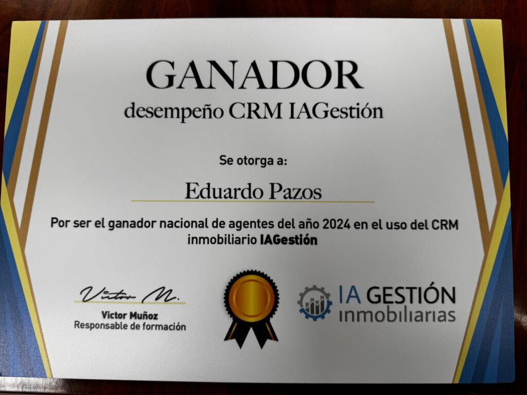 Premio uso CRM Inmobiliario